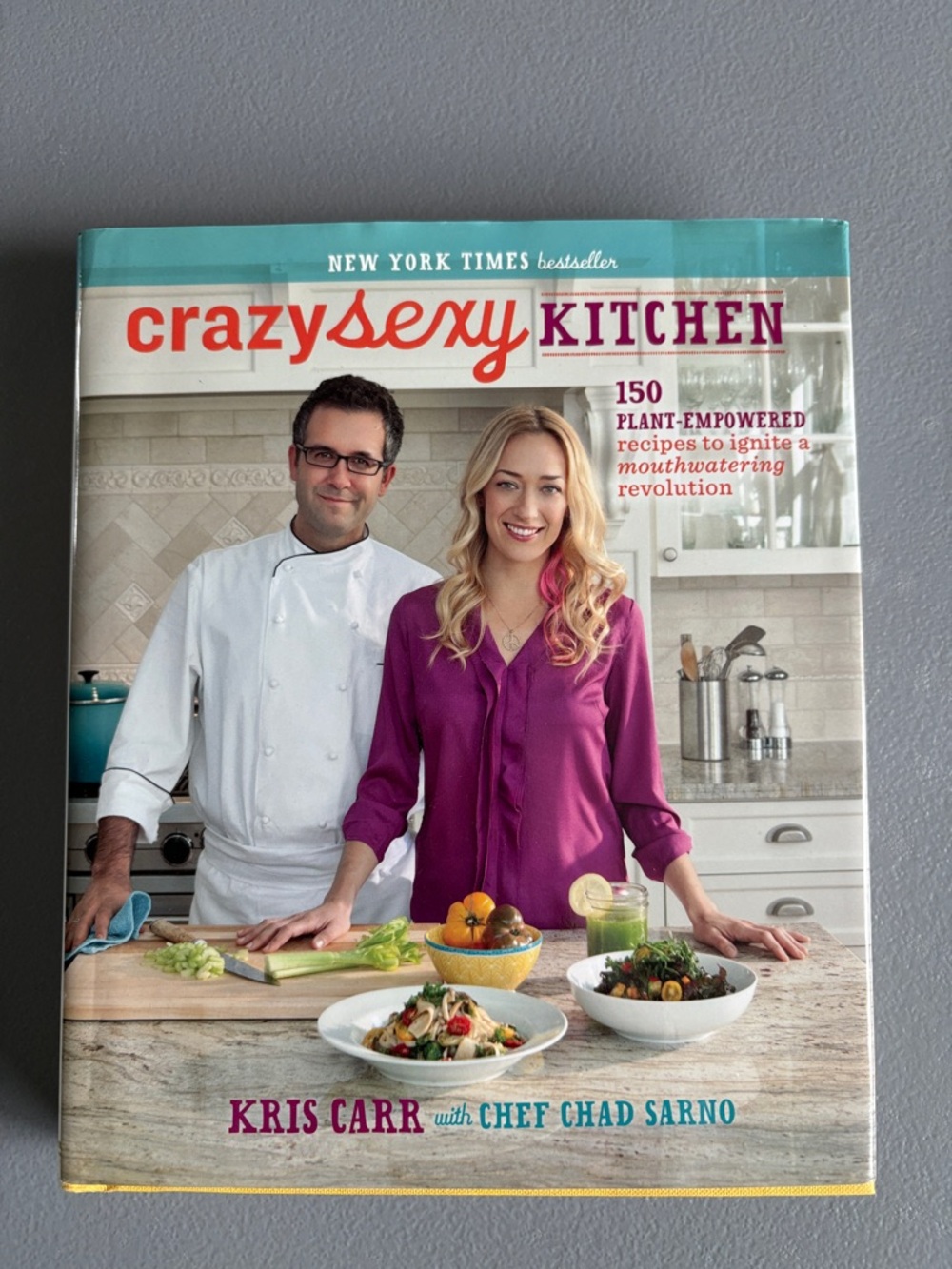 Crazy Sexy Kitchen Kris Carr vegetarian cookbook  EUC